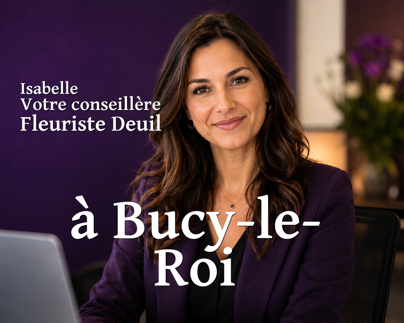 Isabelle, votre conseillère Fleuriste Deuil à Bucy-le-Roi
