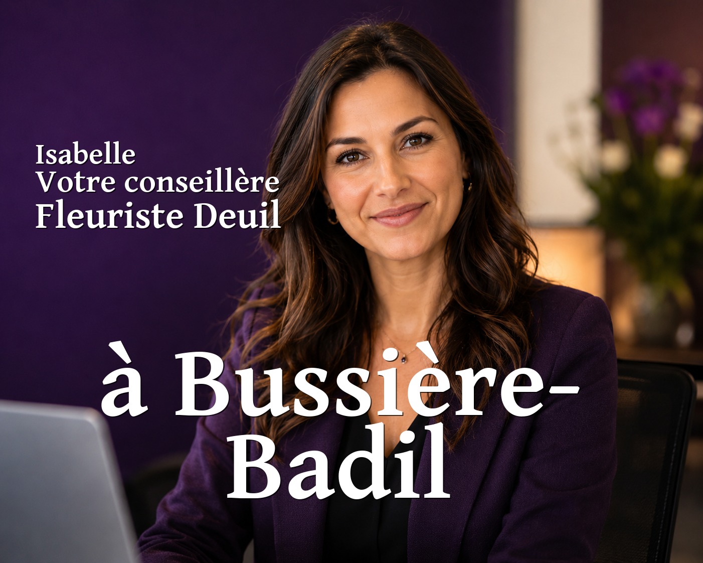 Isabelle, votre conseillère Fleuriste Deuil à Bussière-Badil