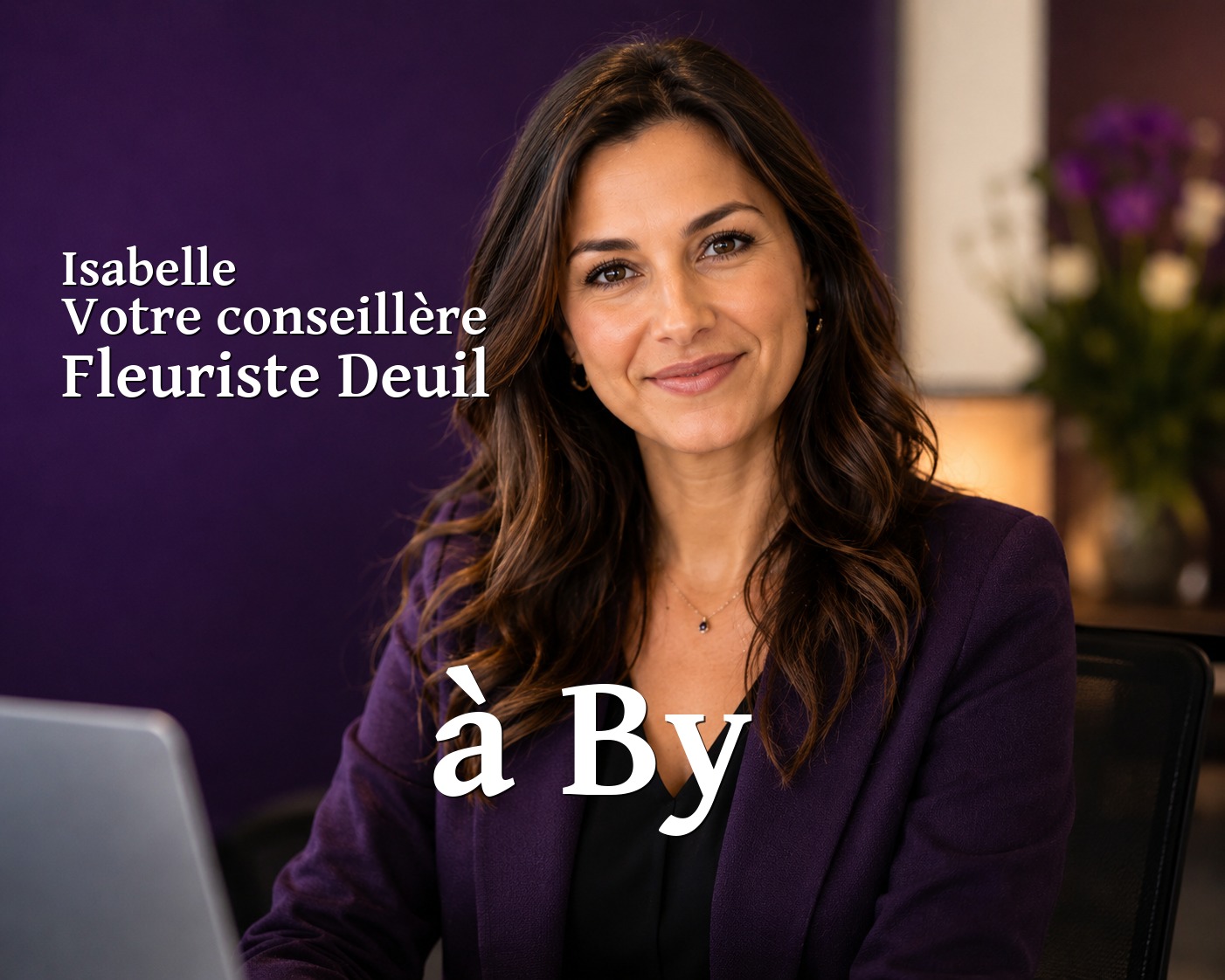 Isabelle, votre conseillère Fleuriste Deuil à By