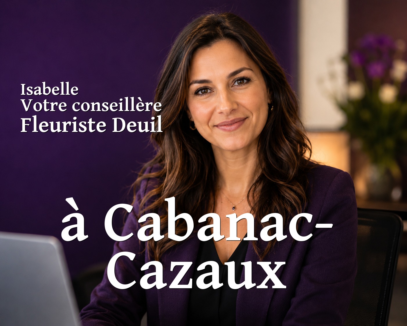 Isabelle, votre conseillère Fleuriste Deuil à Cabanac-Cazaux