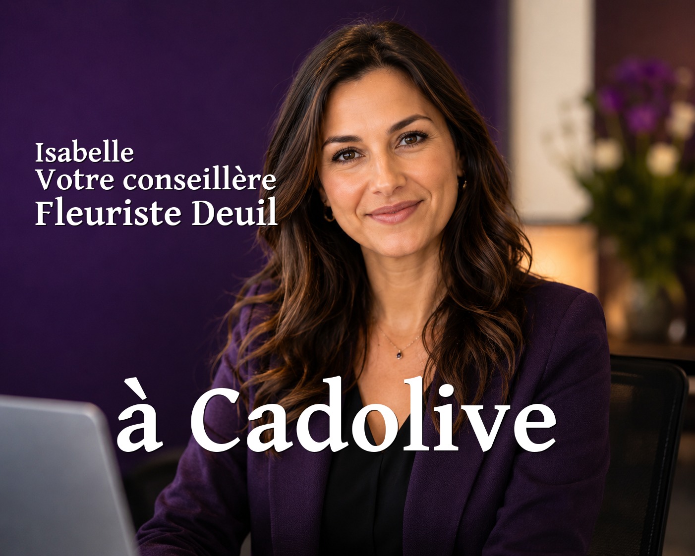 Isabelle, votre conseillère Fleuriste Deuil à Cadolive