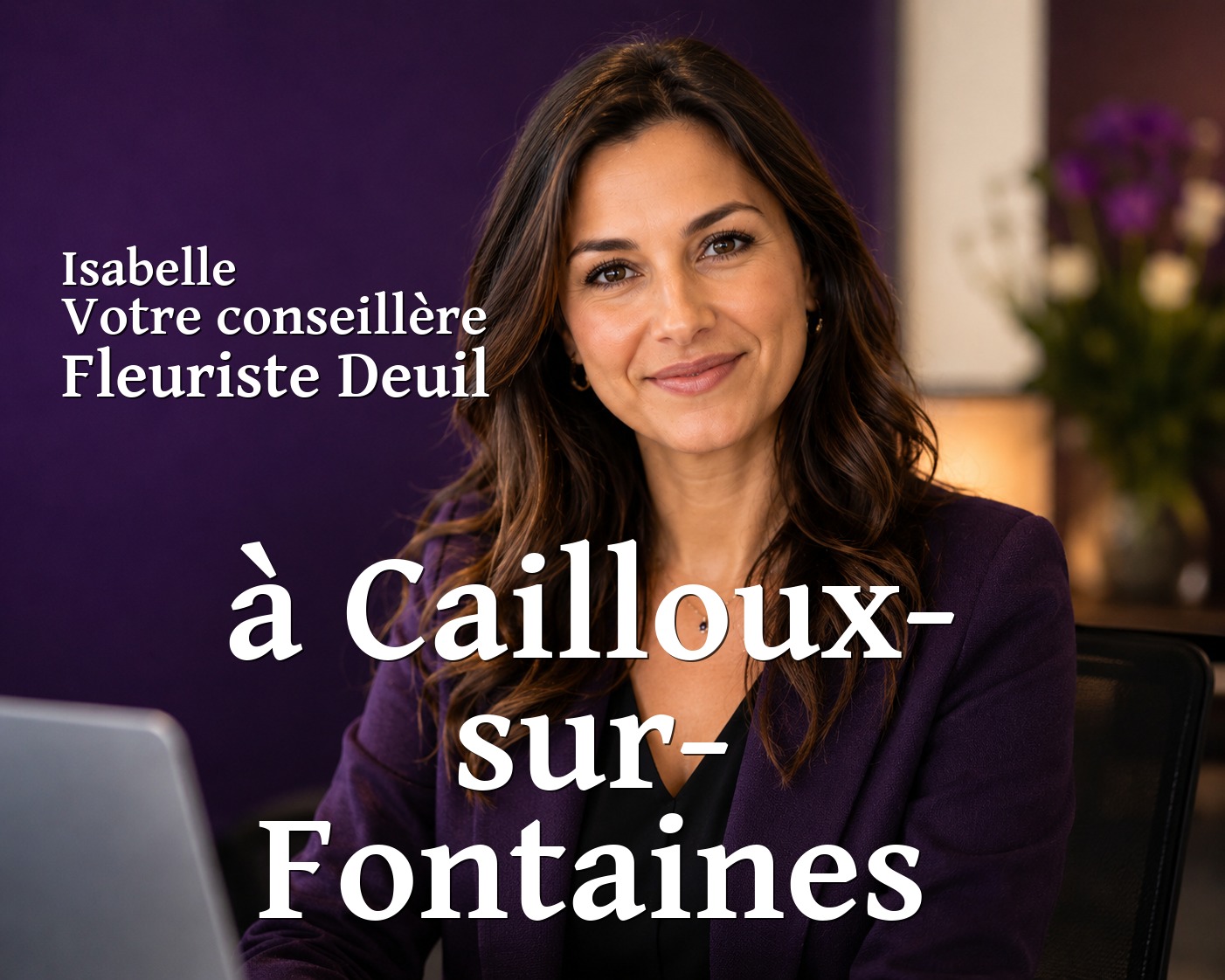 Isabelle, votre conseillère Fleuriste Deuil à Cailloux-sur-Fontaines