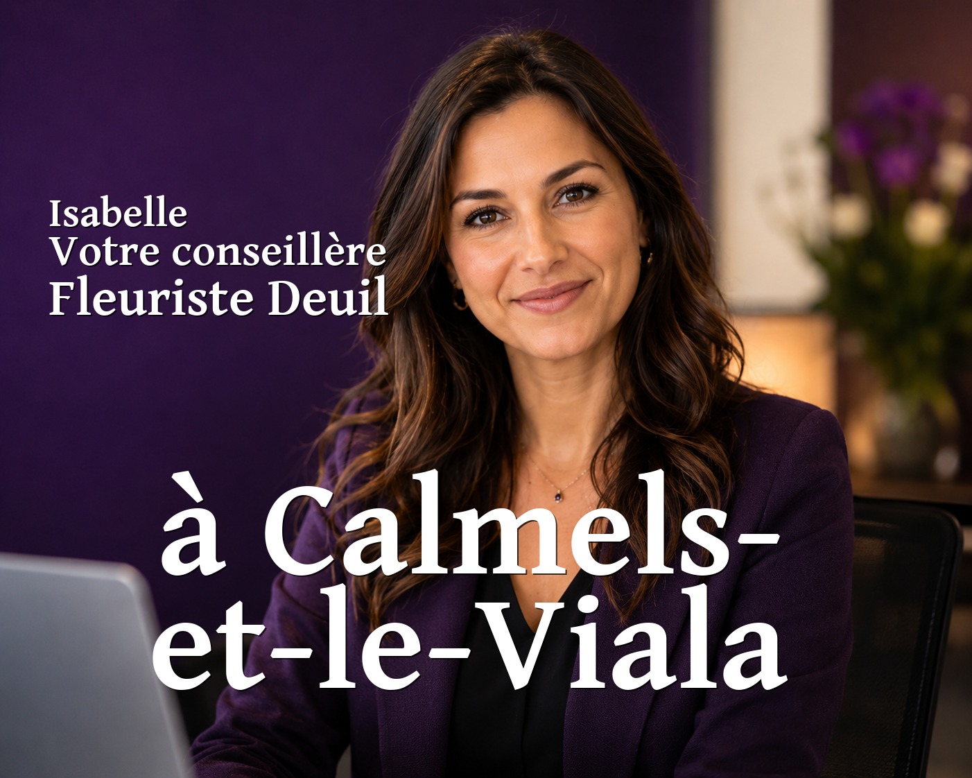 Isabelle, votre conseillère Fleuriste Deuil à Calmels-et-le-Viala
