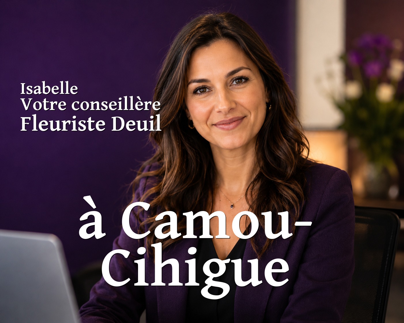 Isabelle, votre conseillère Fleuriste Deuil à Camou-Cihigue