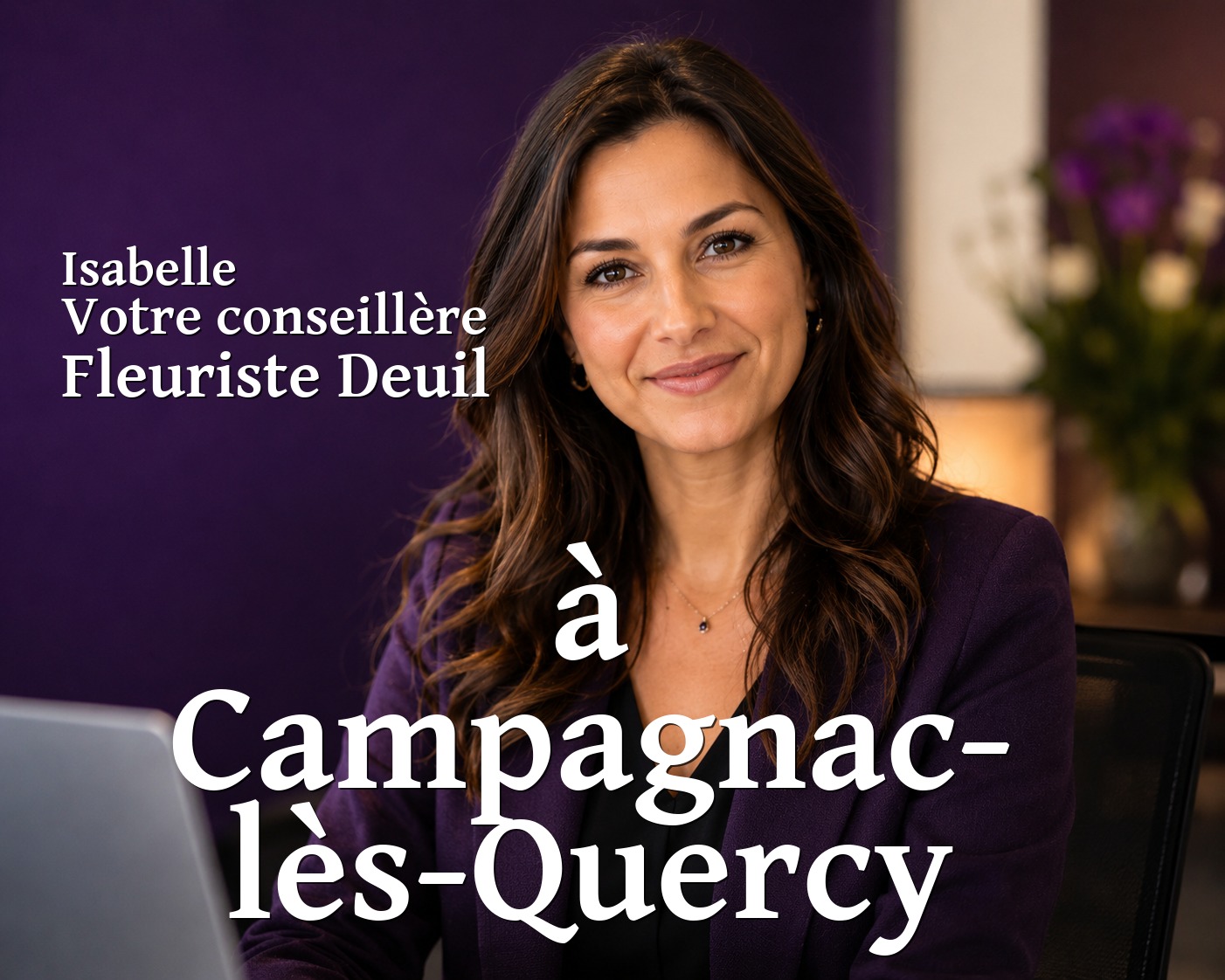 Isabelle, votre conseillère Fleuriste Deuil à Campagnac-lès-Quercy