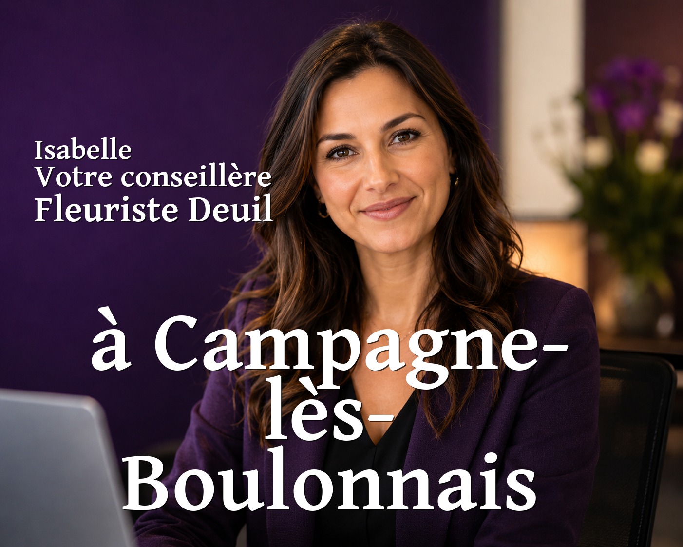 Isabelle, votre conseillère Fleuriste Deuil à Campagne-lès-Boulonnais
