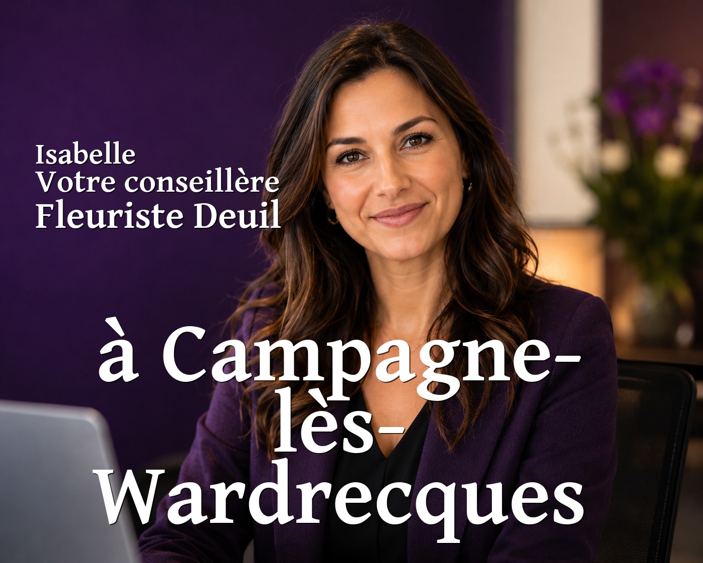 Isabelle, votre conseillère Fleuriste Deuil à Campagne-lès-Wardrecques