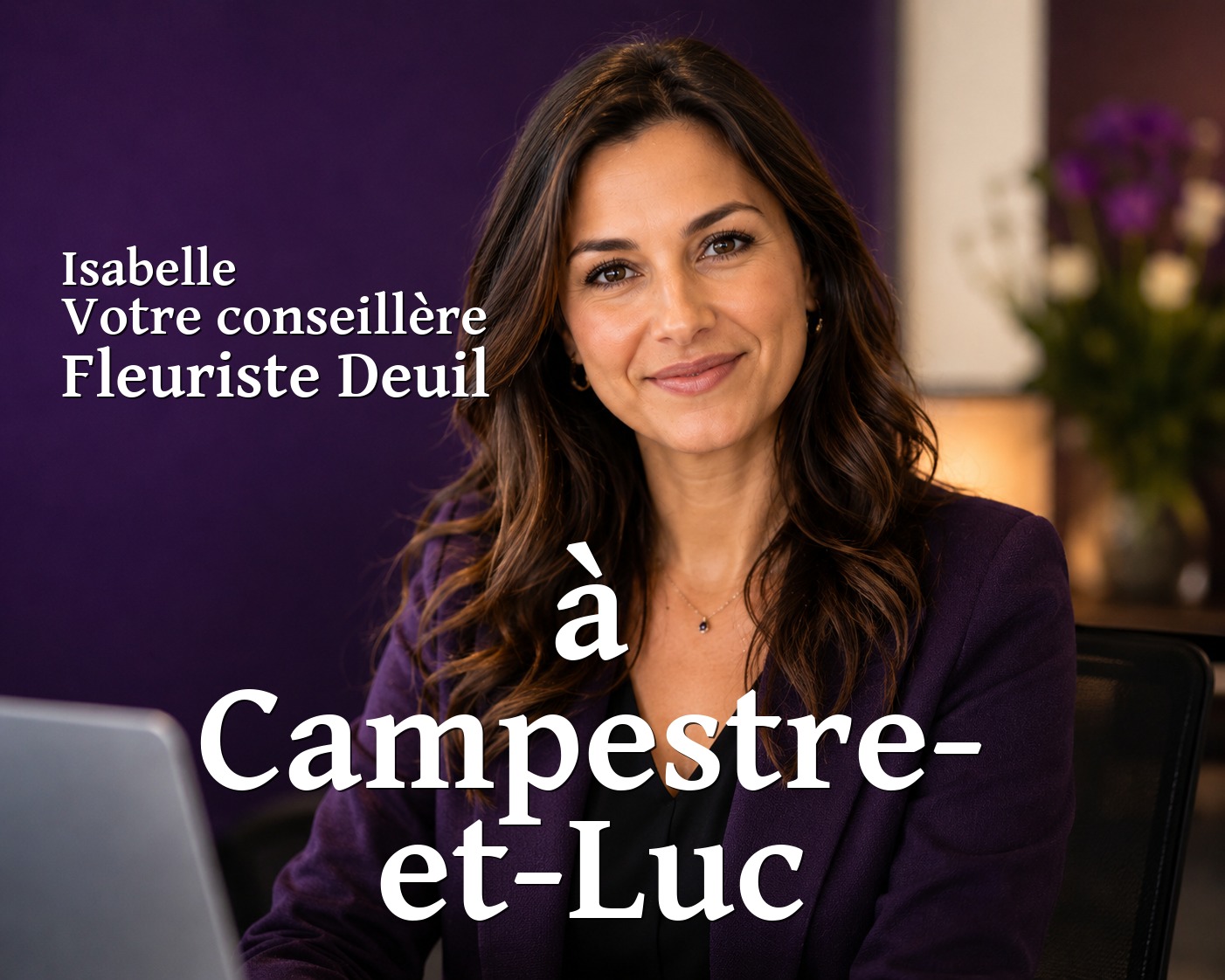 Isabelle, votre conseillère Fleuriste Deuil à Campestre-et-Luc