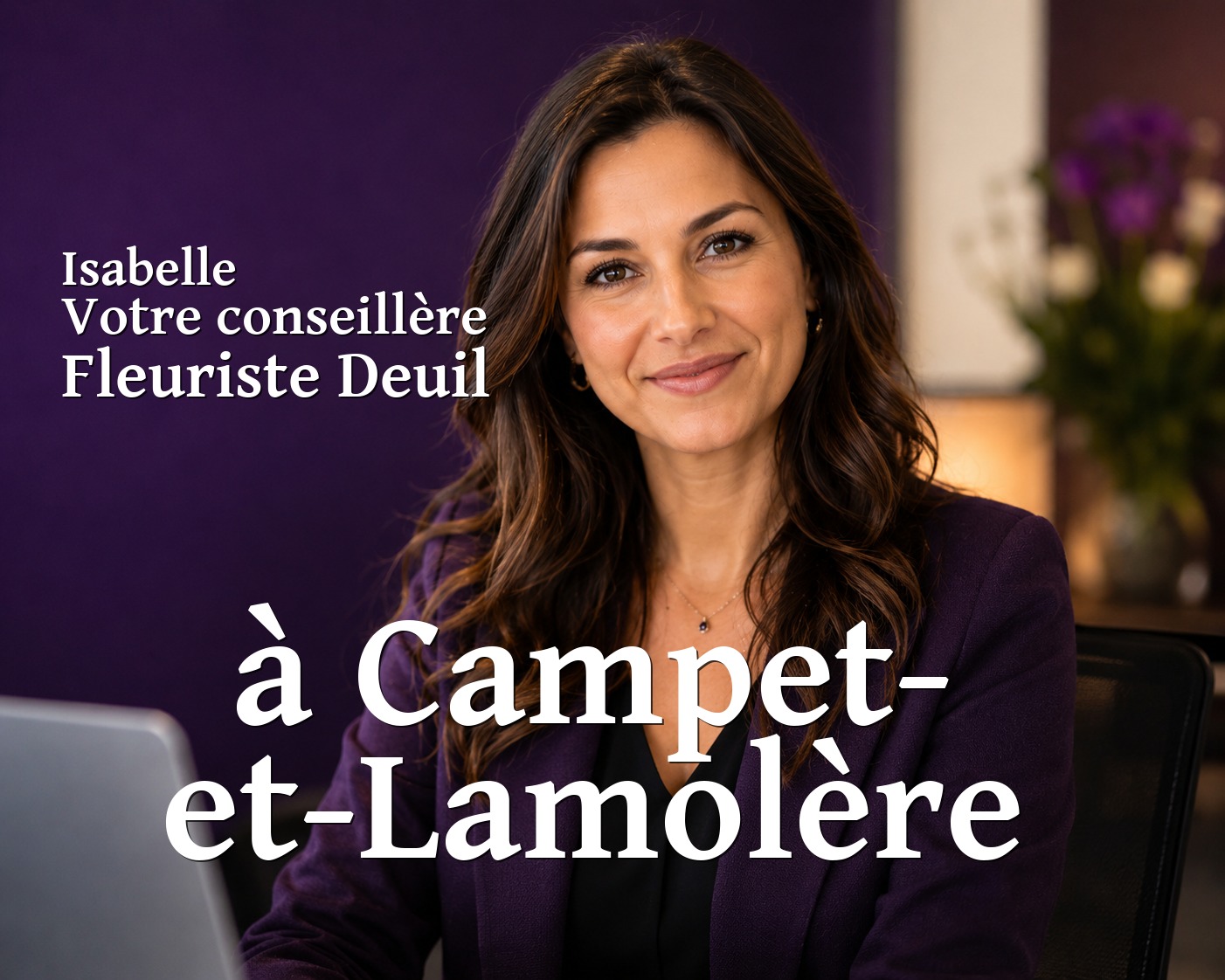 Isabelle, votre conseillère Fleuriste Deuil à Campet-et-Lamolère
