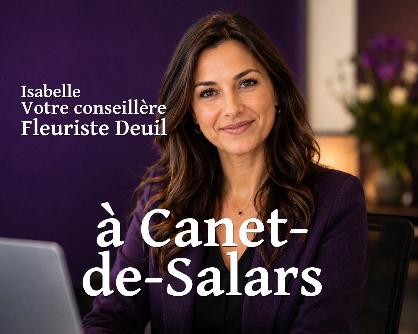Isabelle, votre conseillère Fleuriste Deuil à Canet-de-Salars