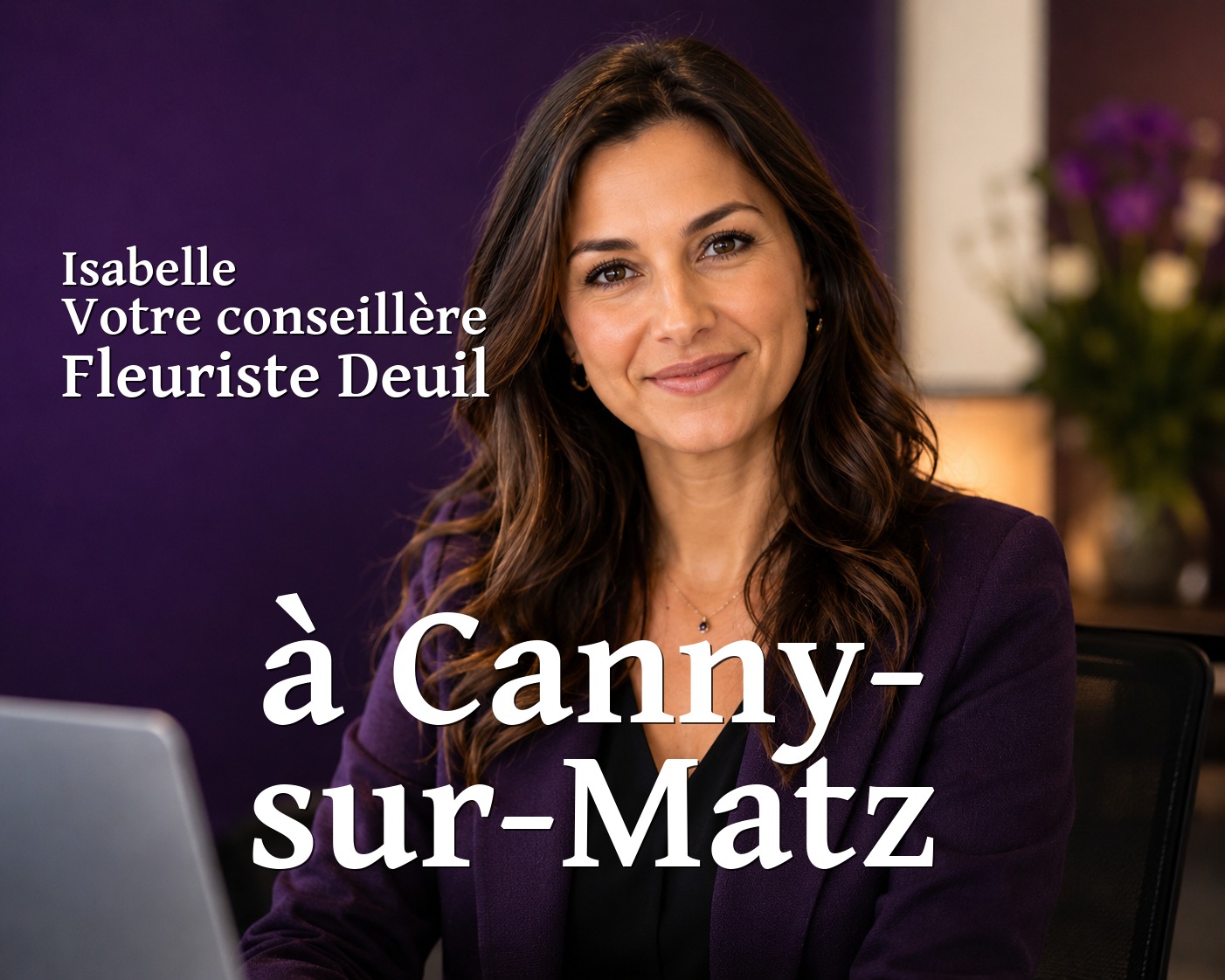Isabelle, votre conseillère Fleuriste Deuil à Canny-sur-Matz