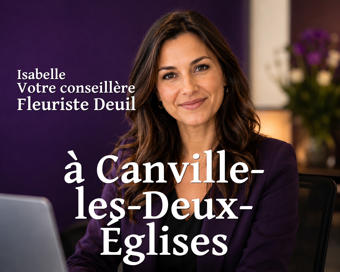 Isabelle, votre conseillère Fleuriste Deuil à Canville-les-Deux-Églises