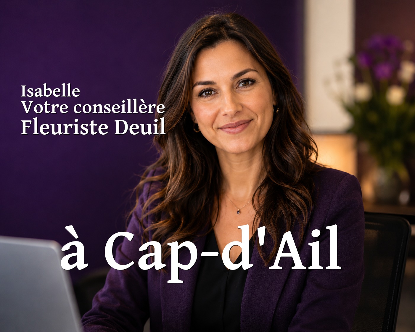 Isabelle, votre conseillère Fleuriste Deuil à Cap-d'Ail