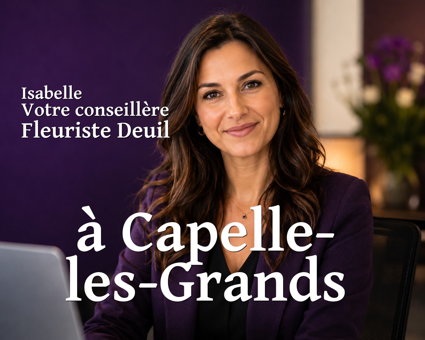Isabelle, votre conseillère Fleuriste Deuil à Capelle-les-Grands