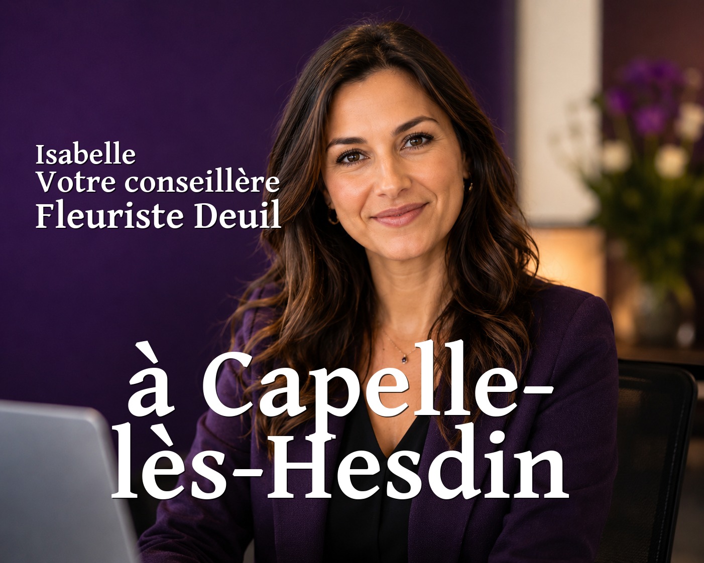 Isabelle, votre conseillère Fleuriste Deuil à Capelle-lès-Hesdin
