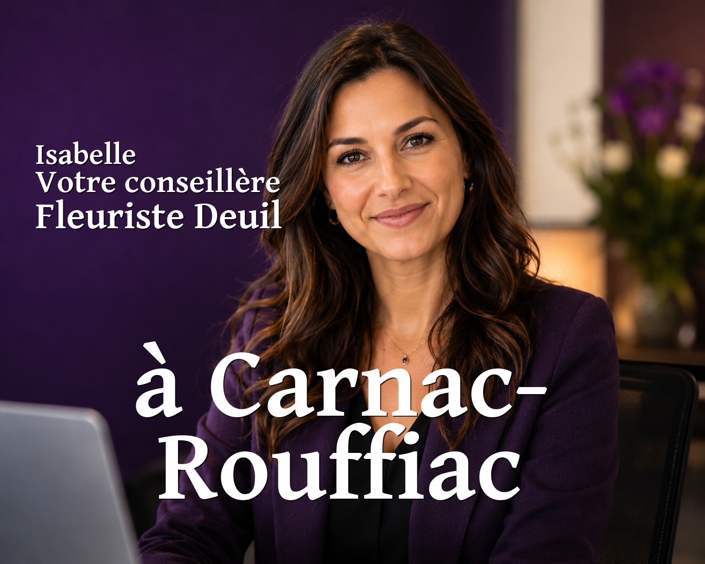 Isabelle, votre conseillère Fleuriste Deuil à Carnac-Rouffiac