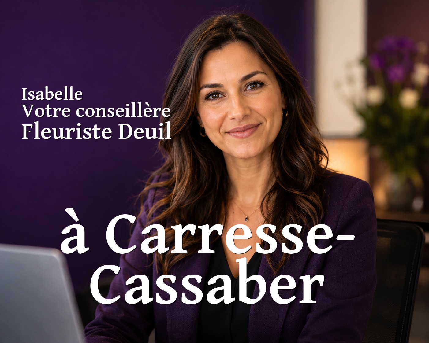 Isabelle, votre conseillère Fleuriste Deuil à Carresse-Cassaber