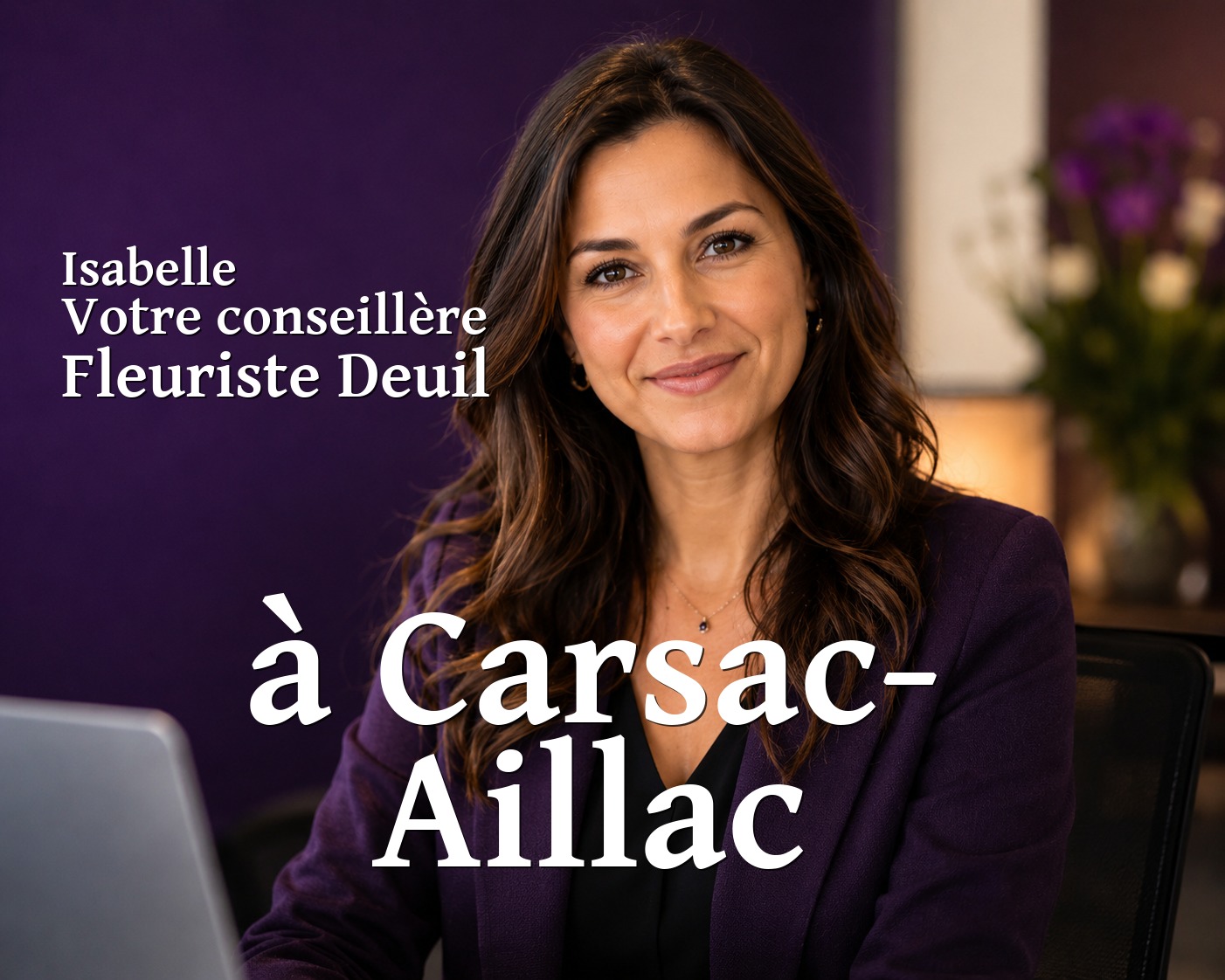 Isabelle, votre conseillère Fleuriste Deuil à Carsac-Aillac
