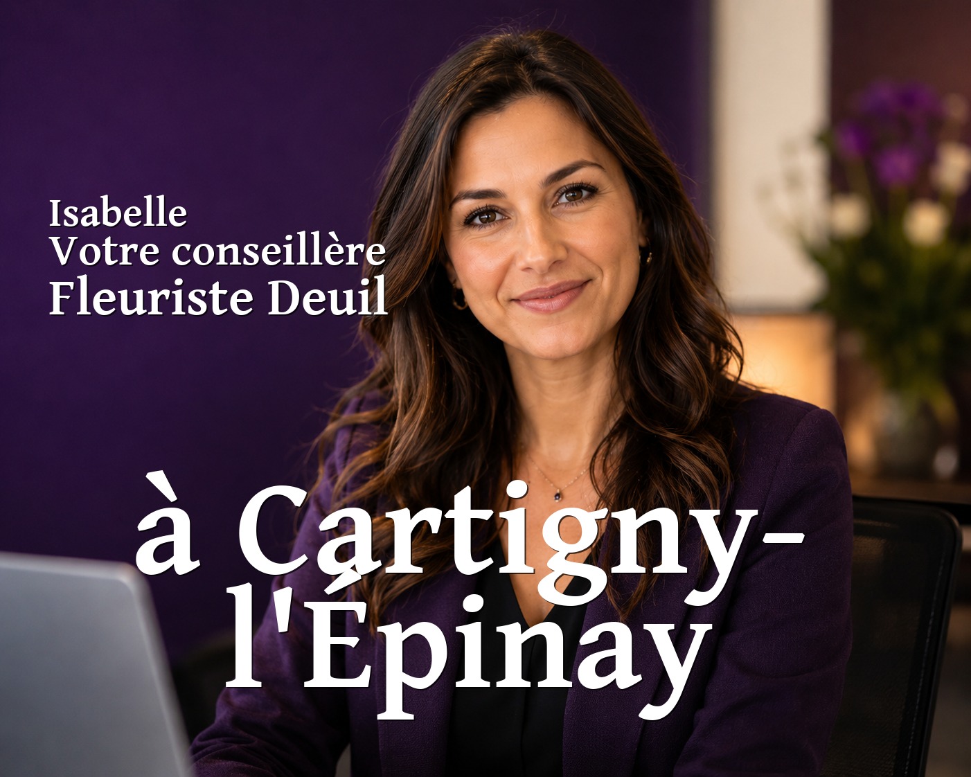 Isabelle, votre conseillère Fleuriste Deuil à Cartigny-l'Épinay