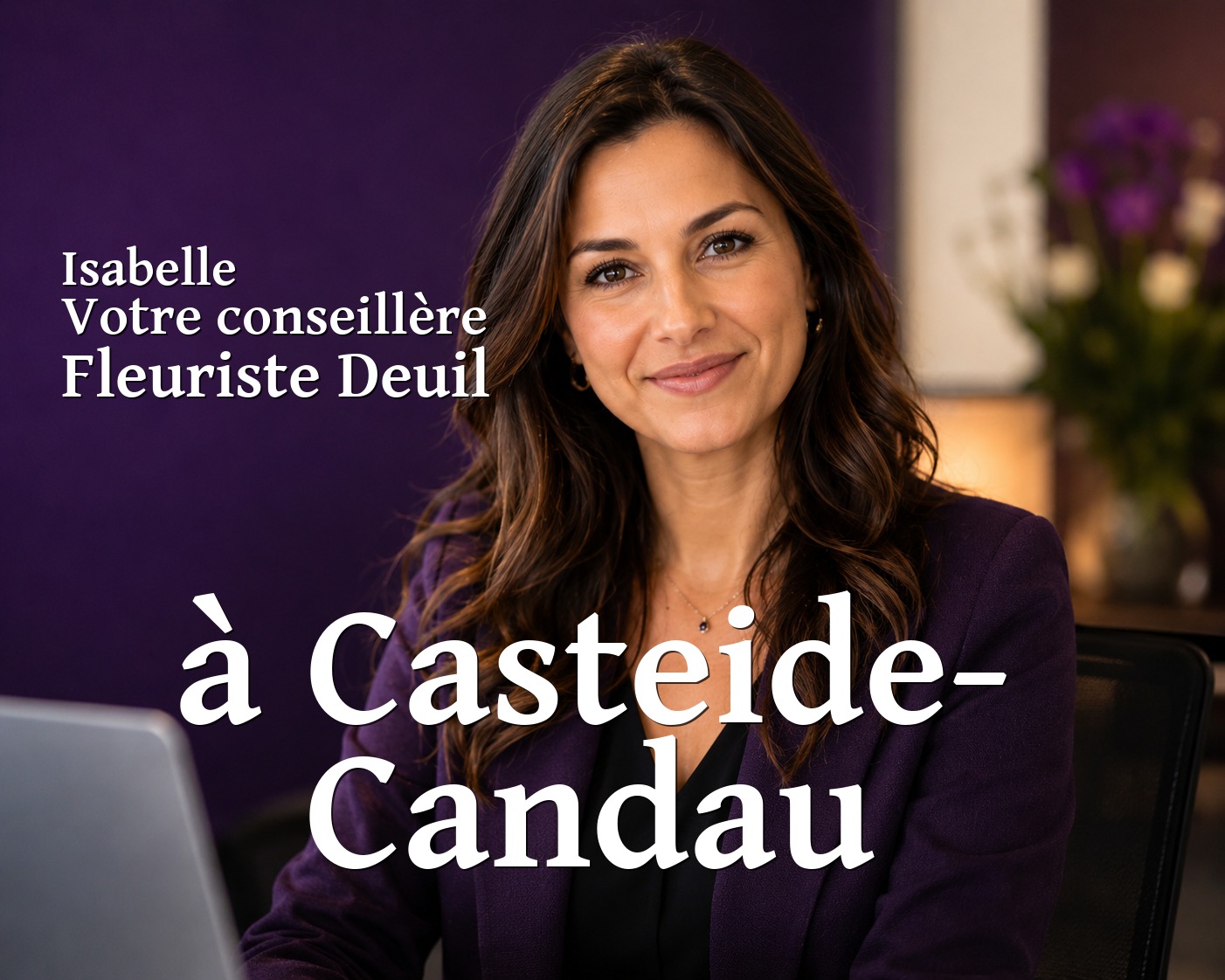 Isabelle, votre conseillère Fleuriste Deuil à Casteide-Candau