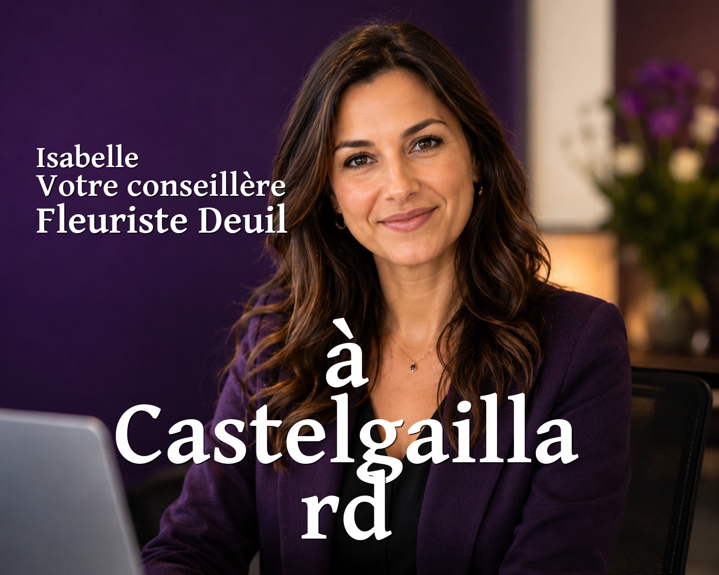 Isabelle, votre conseillère Fleuriste Deuil à Castelgaillard