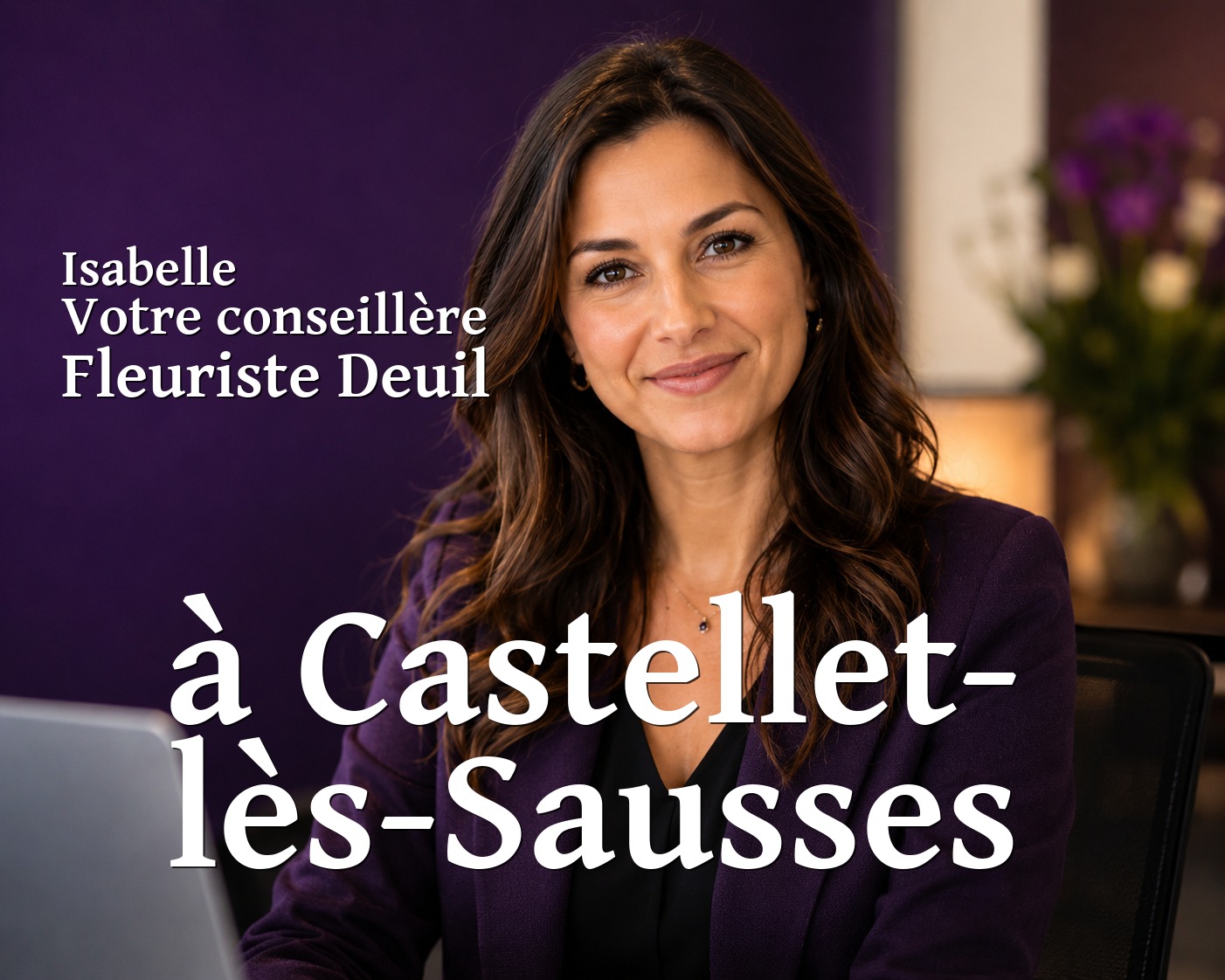 Isabelle, votre conseillère Fleuriste Deuil à Castellet-lès-Sausses