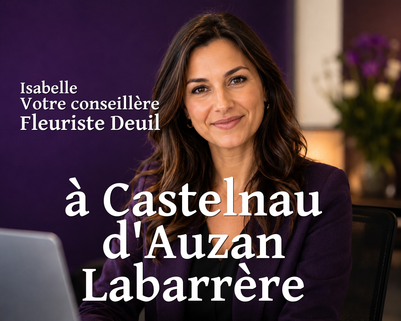 Isabelle, votre conseillère Fleuriste Deuil à Castelnau d'Auzan Labarrère