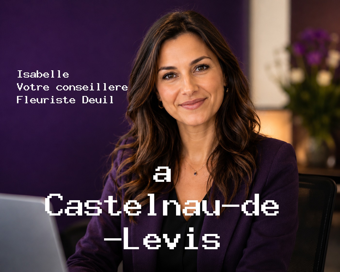 Isabelle, votre conseillère Fleuriste Deuil à Castelnau-de-Lévis