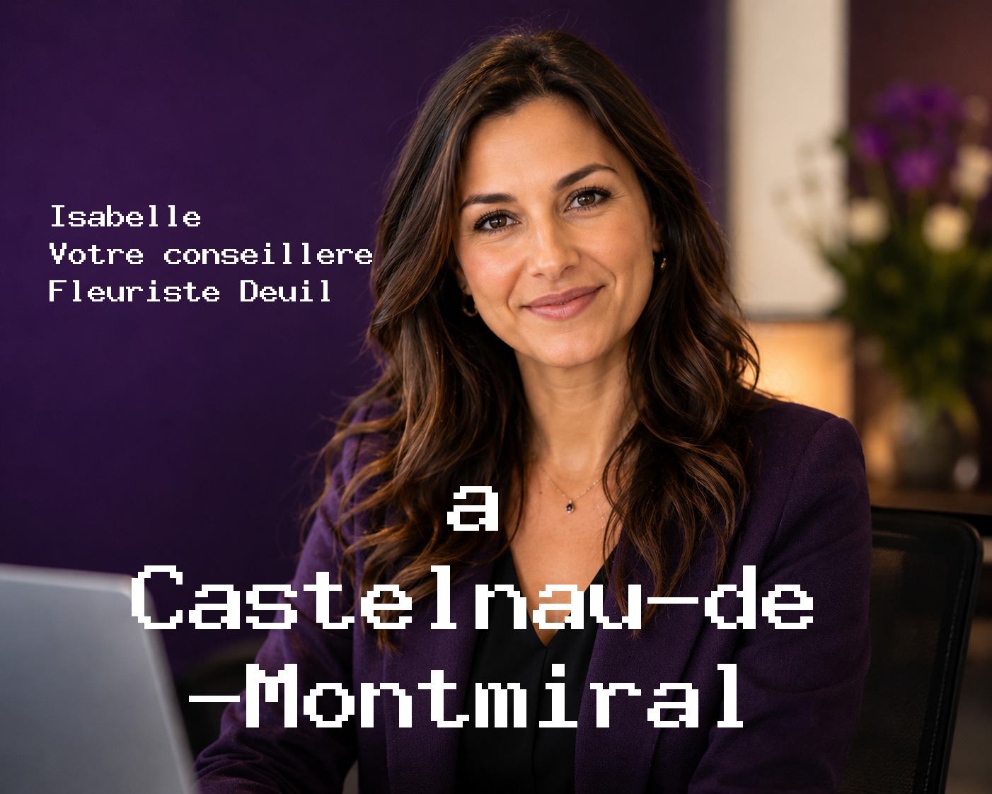 Isabelle, votre conseillère Fleuriste Deuil à Castelnau-de-Montmiral