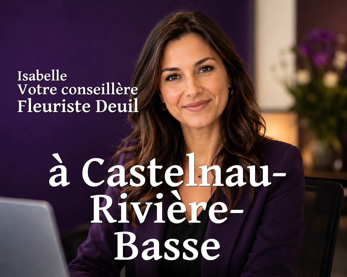 Isabelle, votre conseillère Fleuriste Deuil à Castelnau-Rivière-Basse