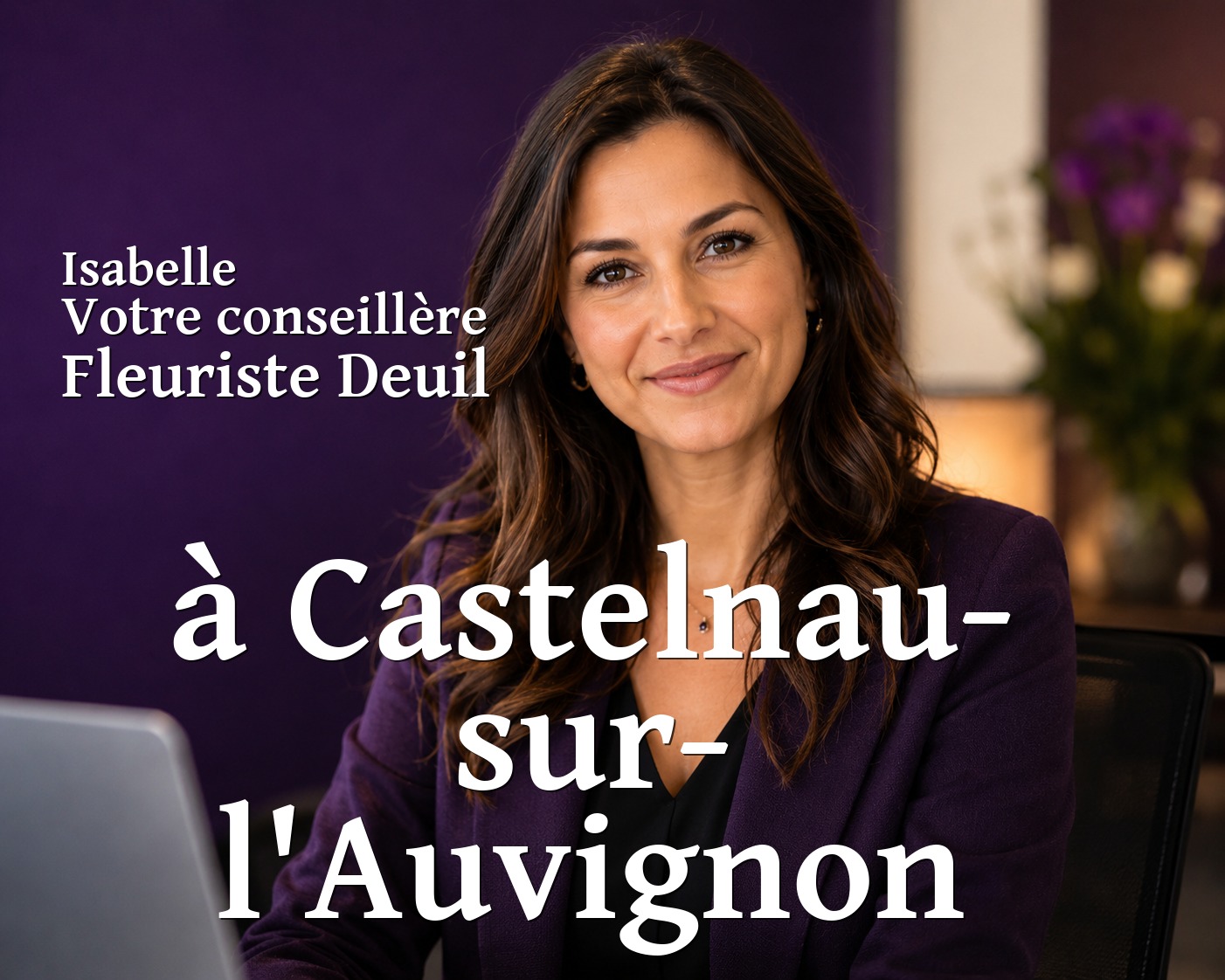 Isabelle, votre conseillère Fleuriste Deuil à Castelnau-sur-l'Auvignon