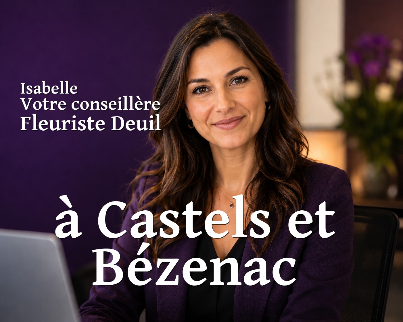 Isabelle, votre conseillère Fleuriste Deuil à Castels et Bézenac