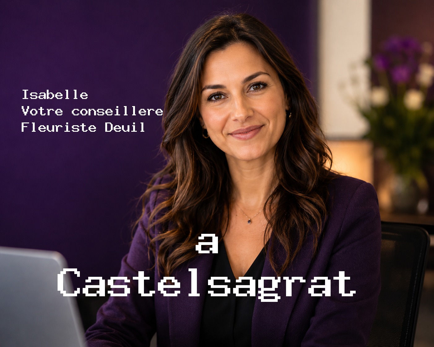 Isabelle, votre conseillère Fleuriste Deuil à Castelsagrat