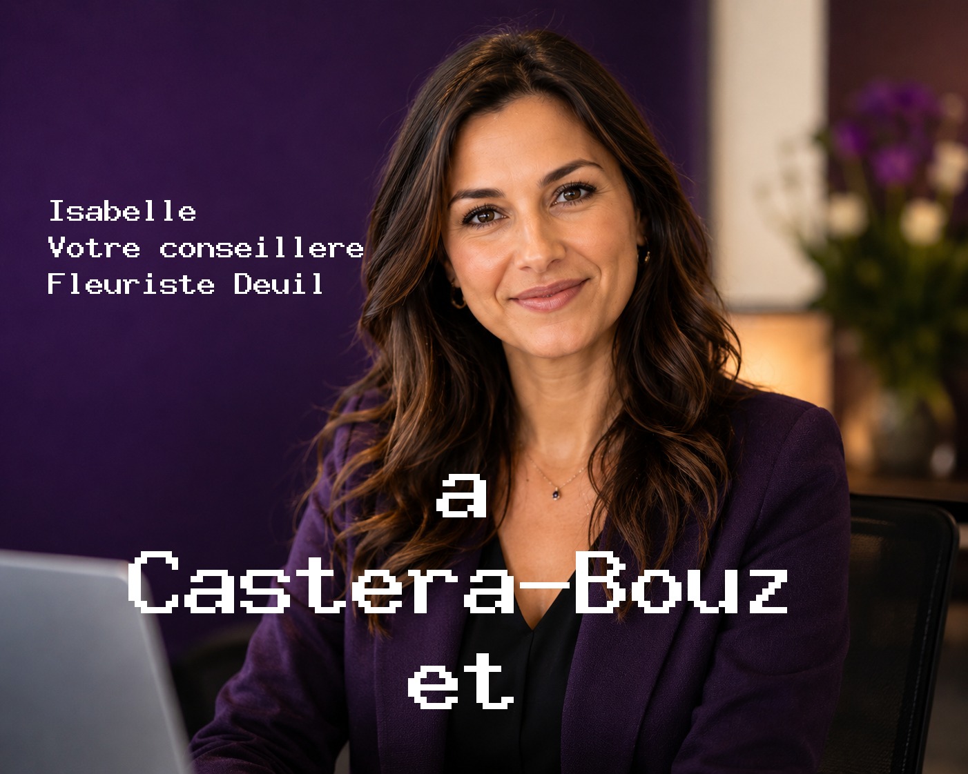 Isabelle, votre conseillère Fleuriste Deuil à Castéra-Bouzet