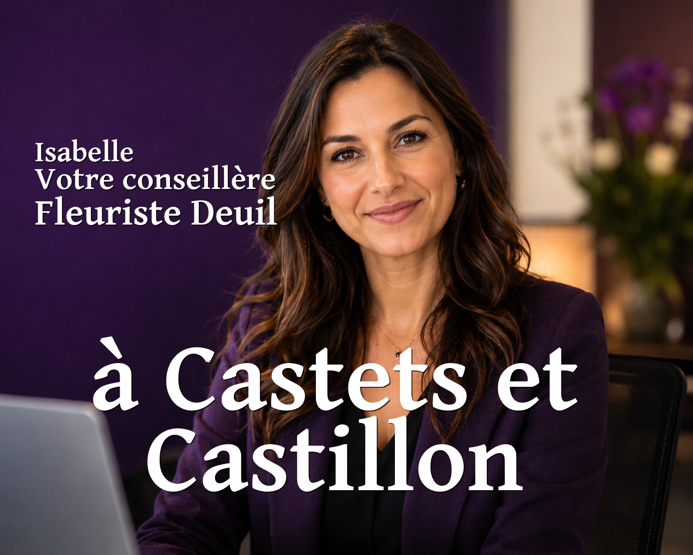 Isabelle, votre conseillère Fleuriste Deuil à Castets et Castillon
