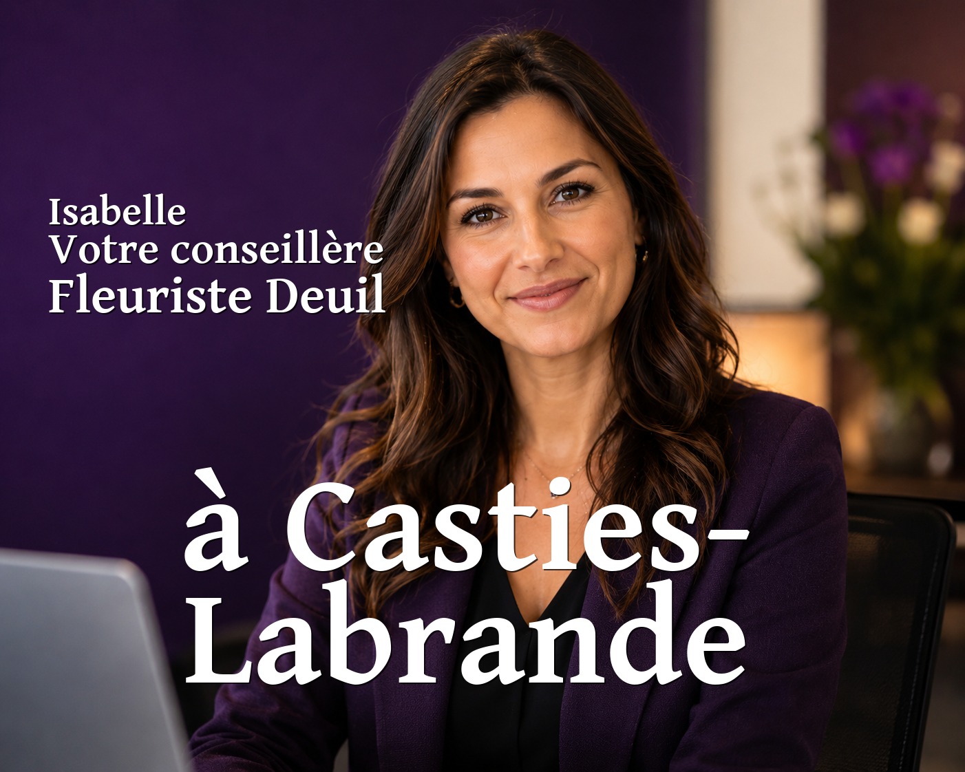 Isabelle, votre conseillère Fleuriste Deuil à Casties-Labrande