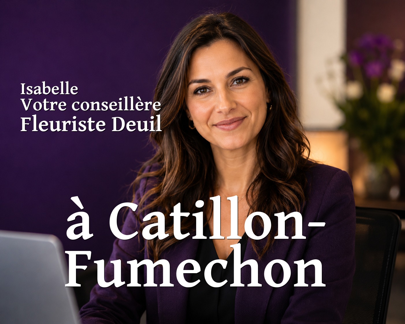 Isabelle, votre conseillère Fleuriste Deuil à Catillon-Fumechon