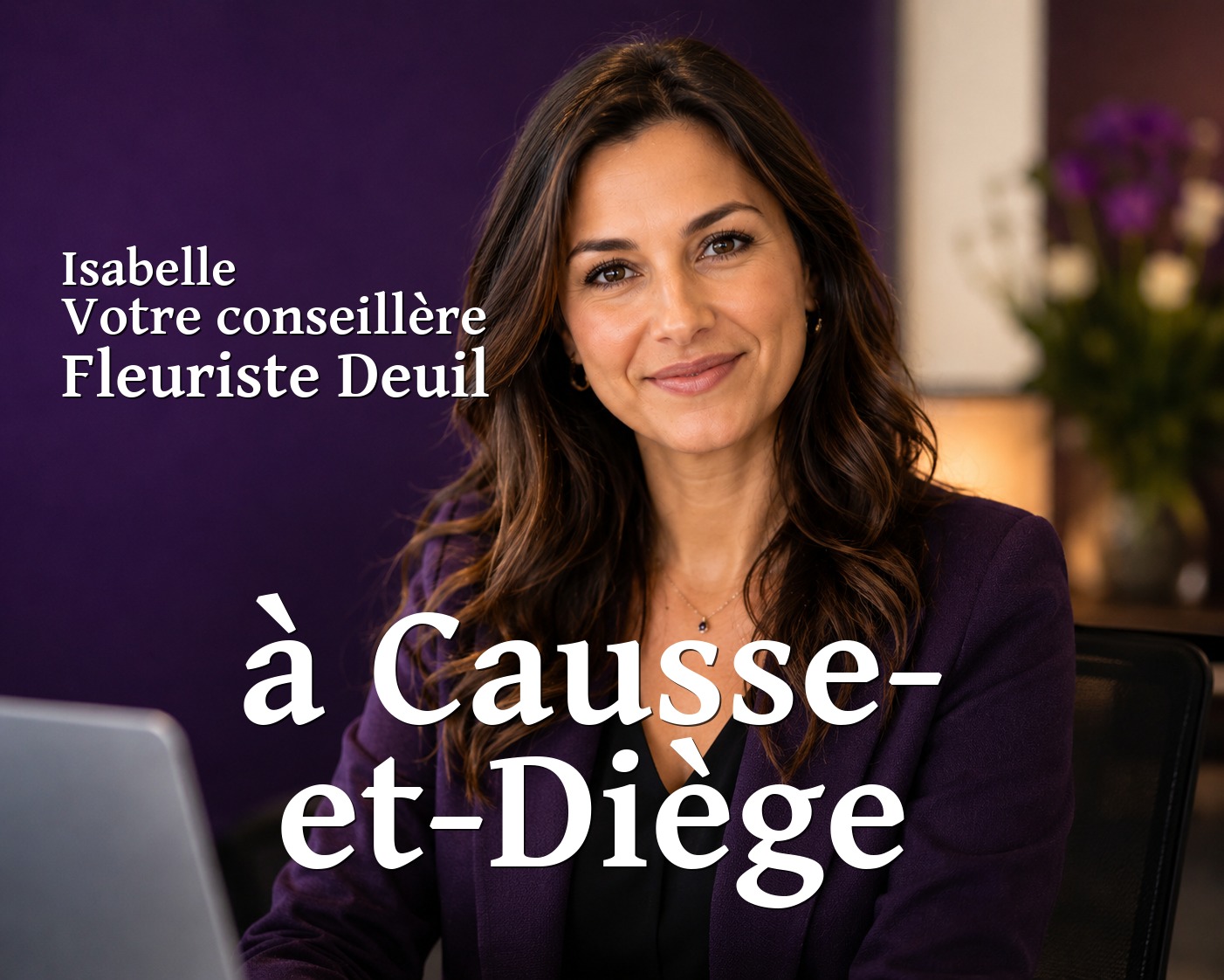 Isabelle, votre conseillère Fleuriste Deuil à Causse-et-Diège