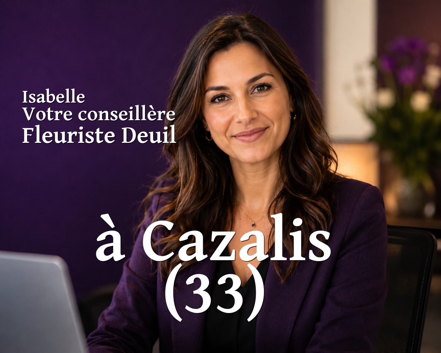 Isabelle, votre conseillère Fleuriste Deuil à Cazalis (33)