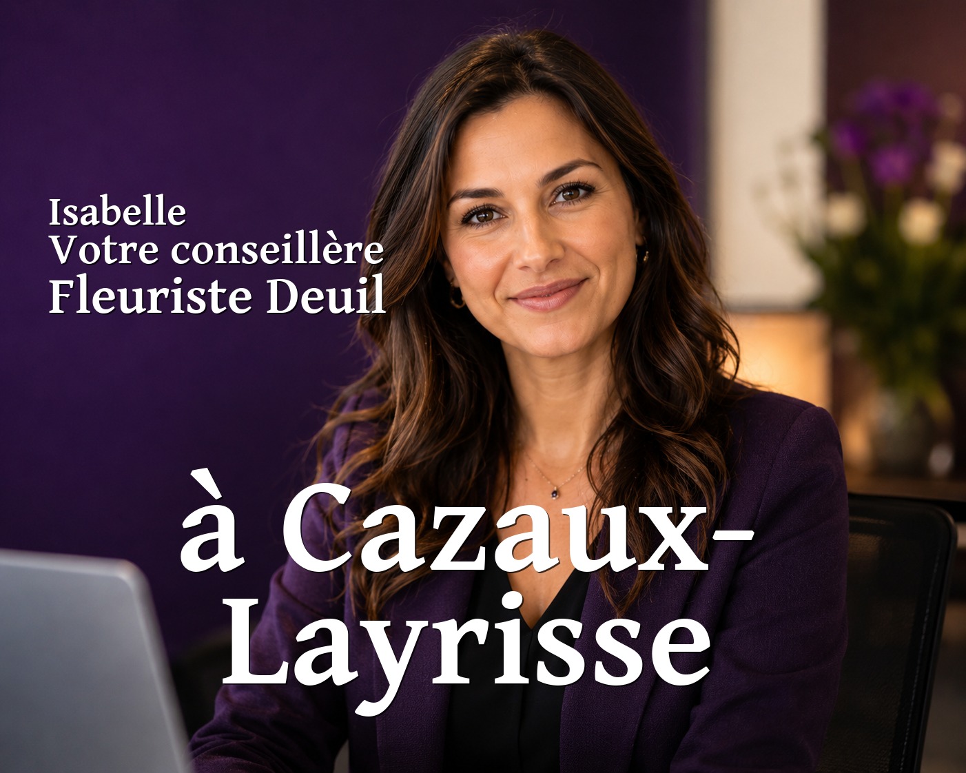Isabelle, votre conseillère Fleuriste Deuil à Cazaux-Layrisse