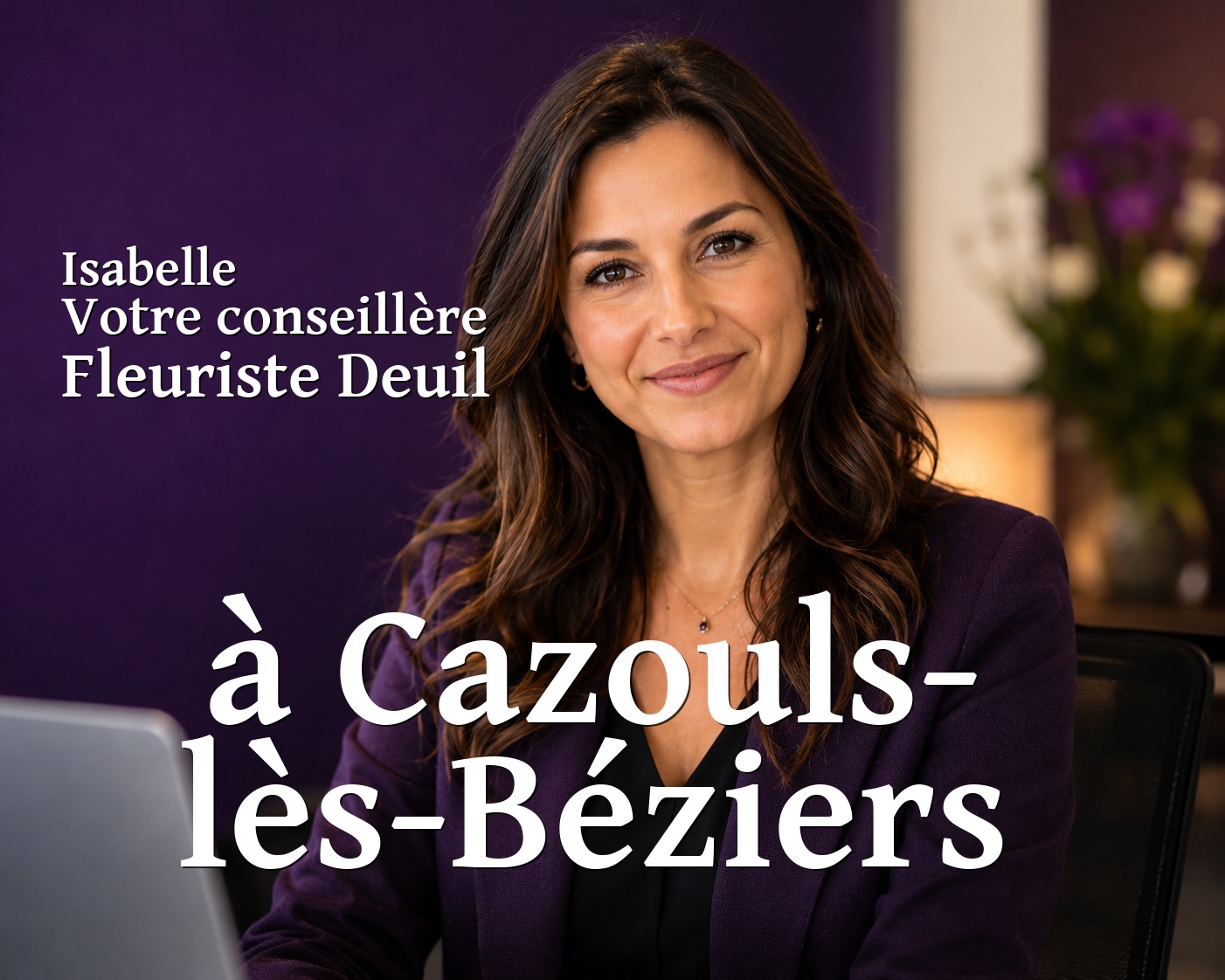 Isabelle, votre conseillère Fleuriste Deuil à Cazouls-lès-Béziers