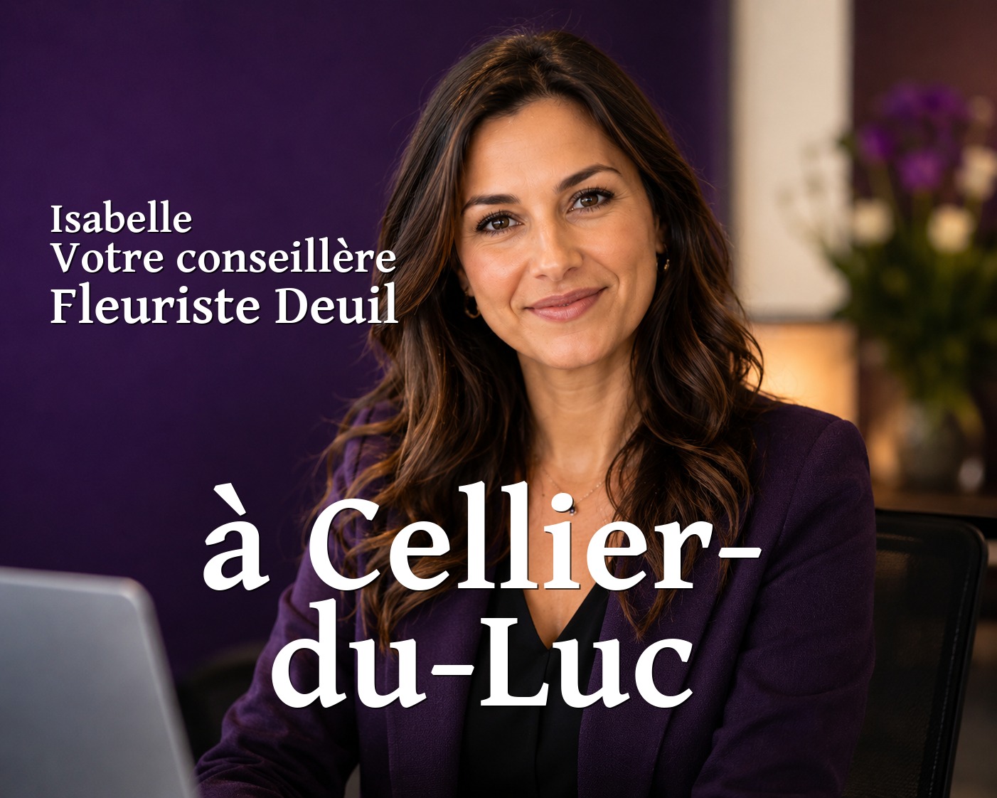 Isabelle, votre conseillère Fleuriste Deuil à Cellier-du-Luc