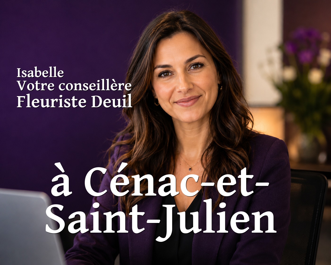 Isabelle, votre conseillère Fleuriste Deuil à Cénac-et-Saint-Julien
