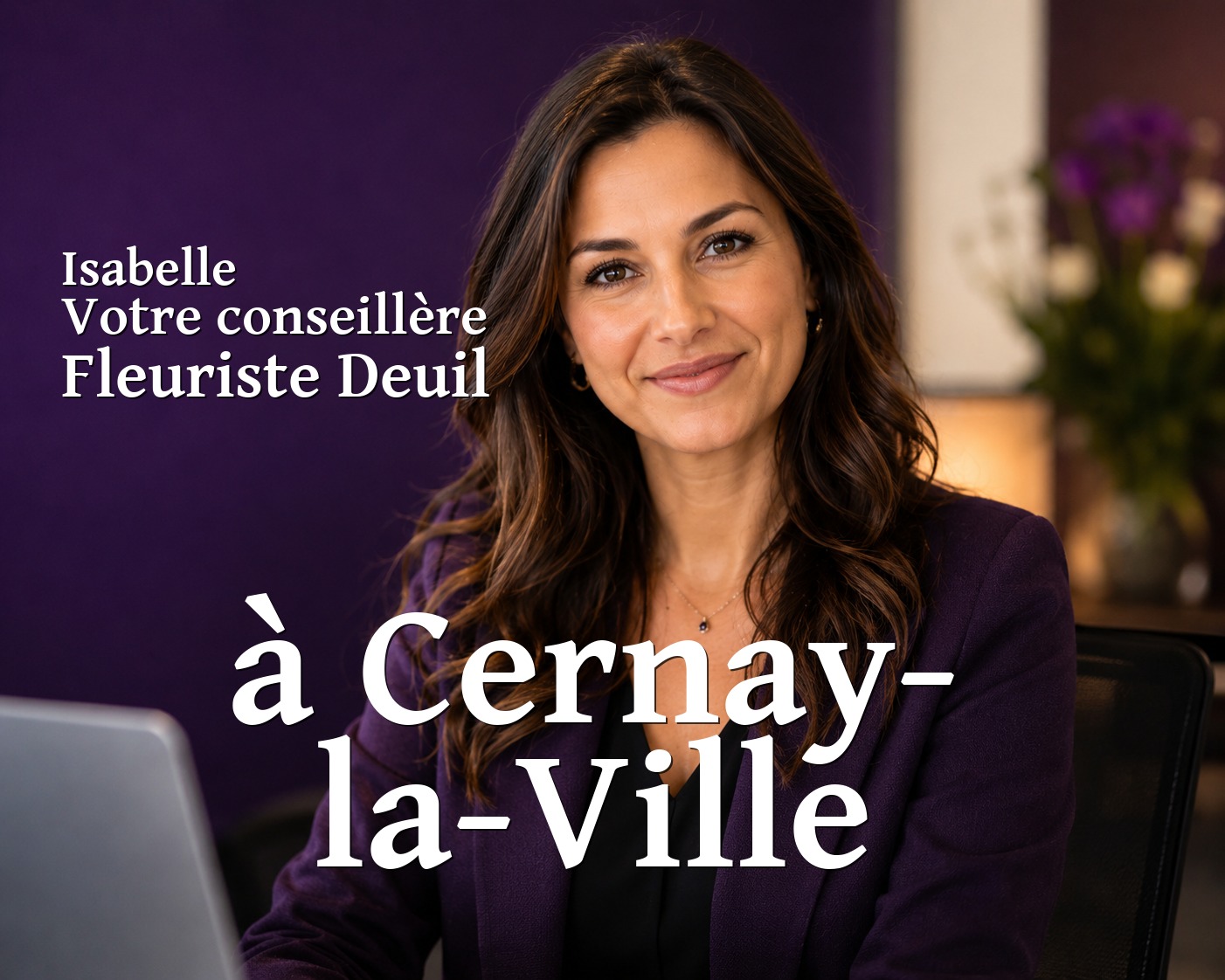 Isabelle, votre conseillère Fleuriste Deuil à Cernay-la-Ville