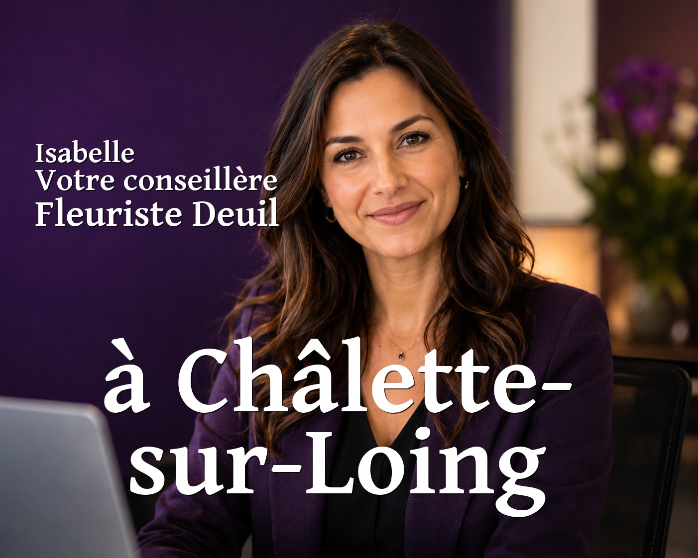Isabelle, votre conseillère Fleuriste Deuil à Châlette-sur-Loing