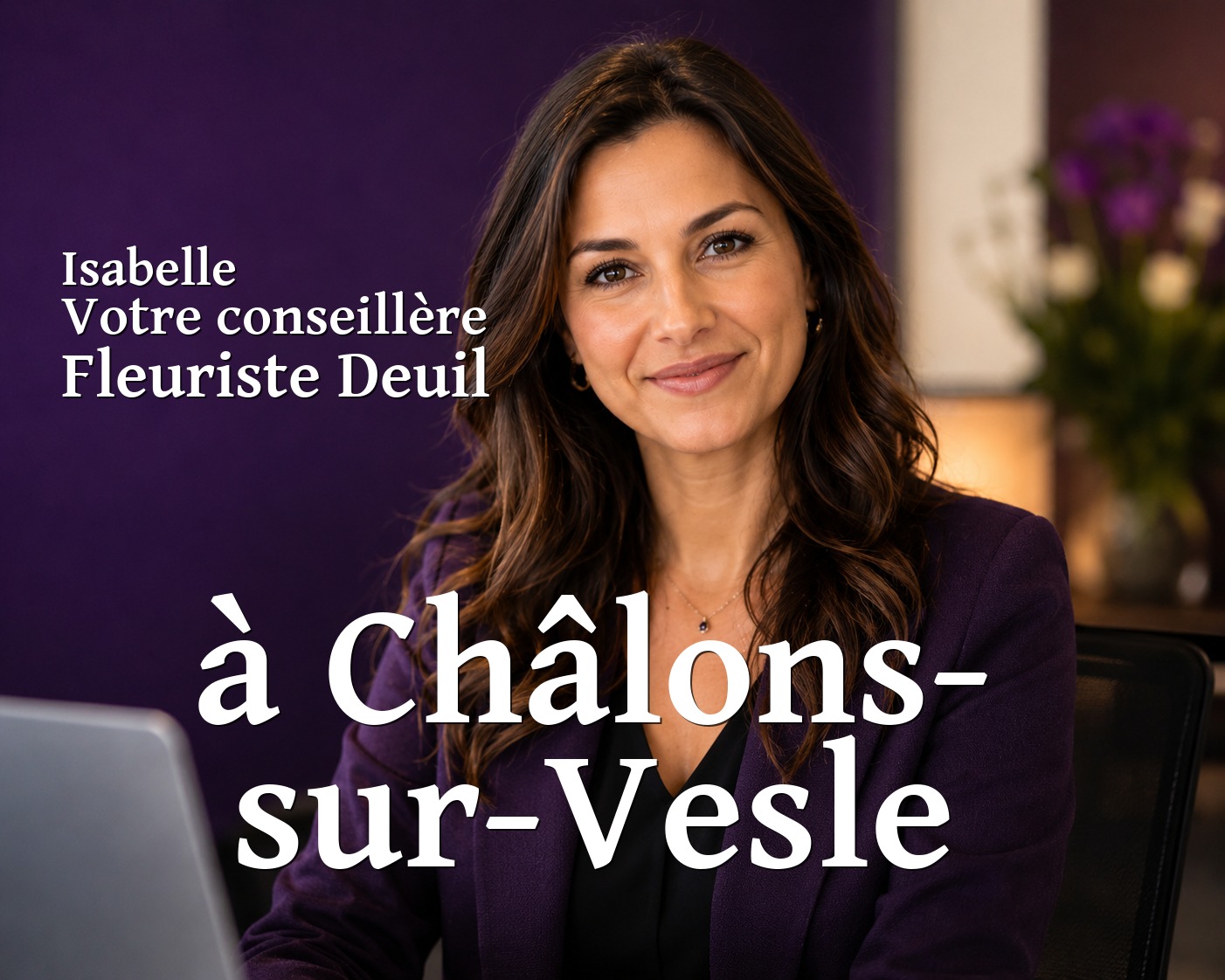 Isabelle, votre conseillère Fleuriste Deuil à Châlons-sur-Vesle