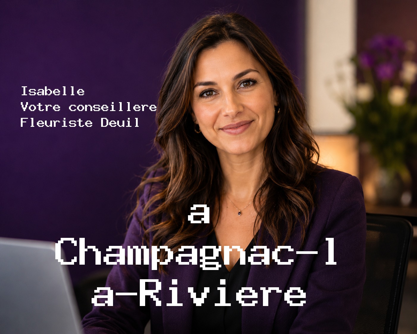 Isabelle, votre conseillère Fleuriste Deuil à Champagnac-la-Rivière