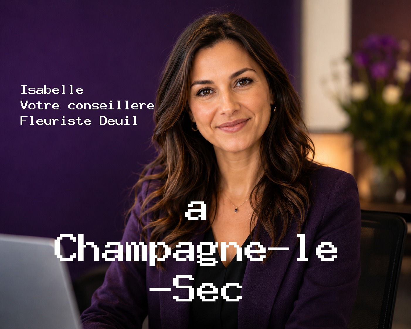 Isabelle, votre conseillère Fleuriste Deuil à Champagné-le-Sec