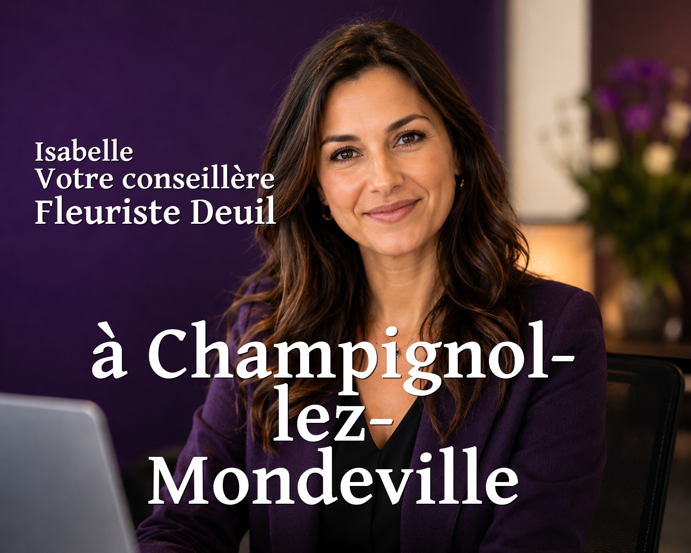 Isabelle, votre conseillère Fleuriste Deuil à Champignol-lez-Mondeville