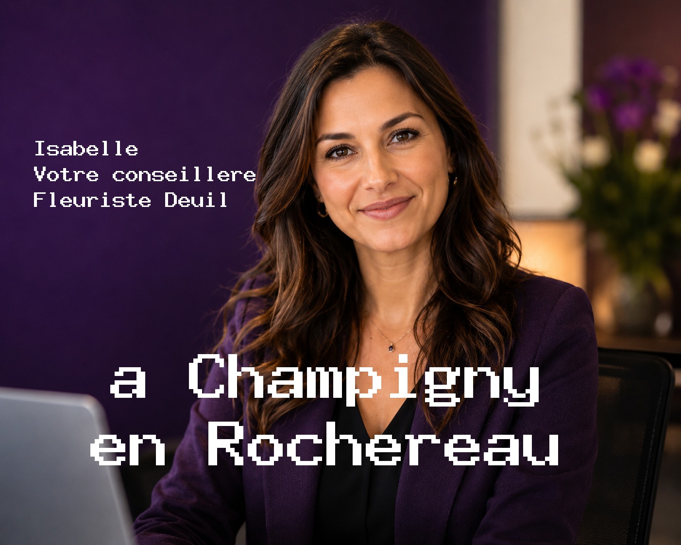 Isabelle, votre conseillère Fleuriste Deuil à Champigny en Rochereau